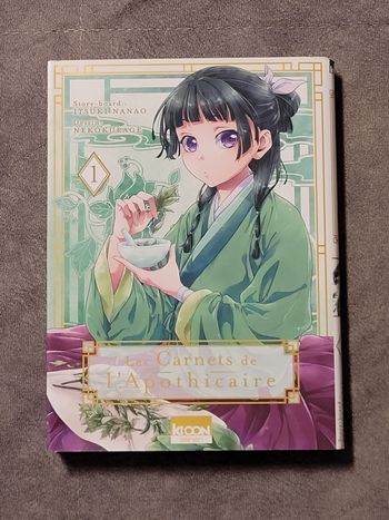 Les Carnets de l'Apothicaire Tome 1 Natsu Hyuuga, Itsuki Nanao, Nekokurage (Dessins), Géraldine Oudi