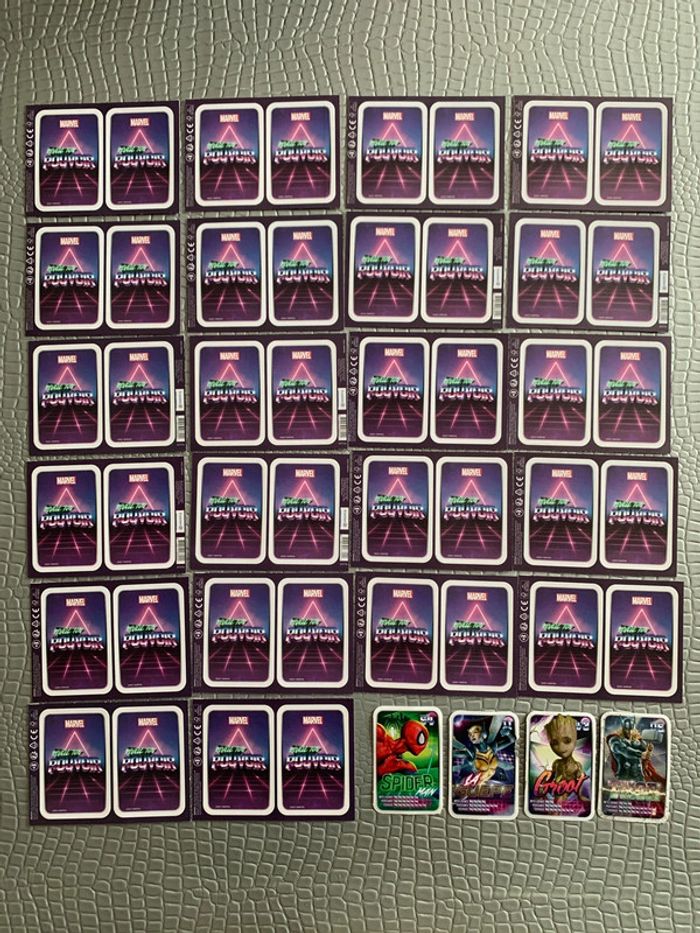 Cartes Marvel Réveil ton pouvoir Leclerc