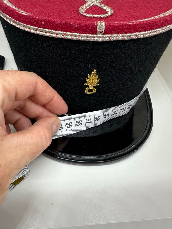 Képi Militaire Légion Étrangère Adjudant Avec Fourreaux D’épaule / Militaria - photo numéro 10