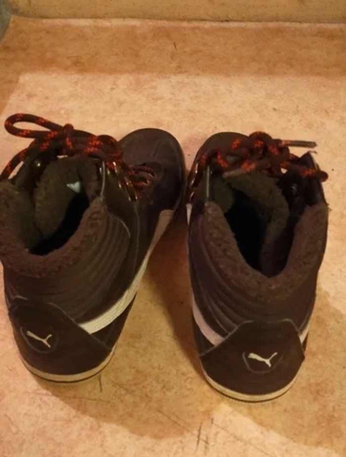 Baskets montantes fourrées Puma – Taille 43 – Bon état - photo numéro 2
