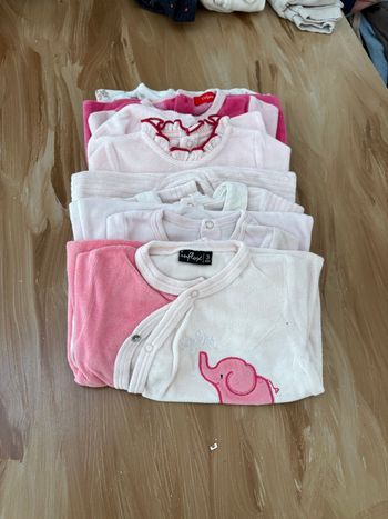 Lot de 6 pyjamas hiver 3 mois