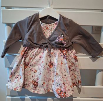 Robe velours avec petit boléro 12 Mois Sucre d'Orge