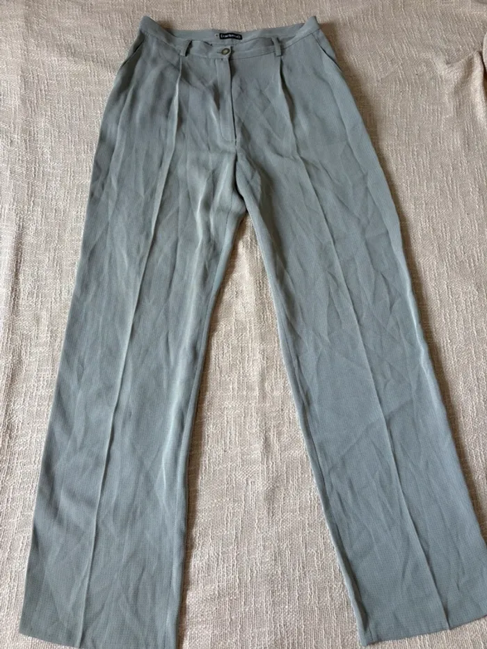 Ensemble Cacharel gris – Veste & pantalon 100 % polyester – Taille 42 - photo numéro 6