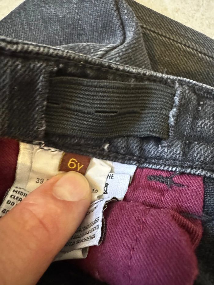 Jean / Pantalon - Bonpoint - Notify / Cerise - Noir & marron - 6 ans W - photo numéro 3