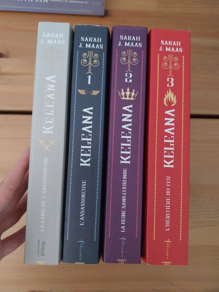 Romans Keleana tomes 1 + 2 + 3 + Préquel 0.5- Sarah J. Maas La Martinière - photo numéro 3