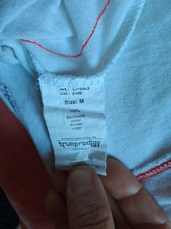 Tee shirt blan imprimé graphique True Prodigy t. M - photo numéro 5