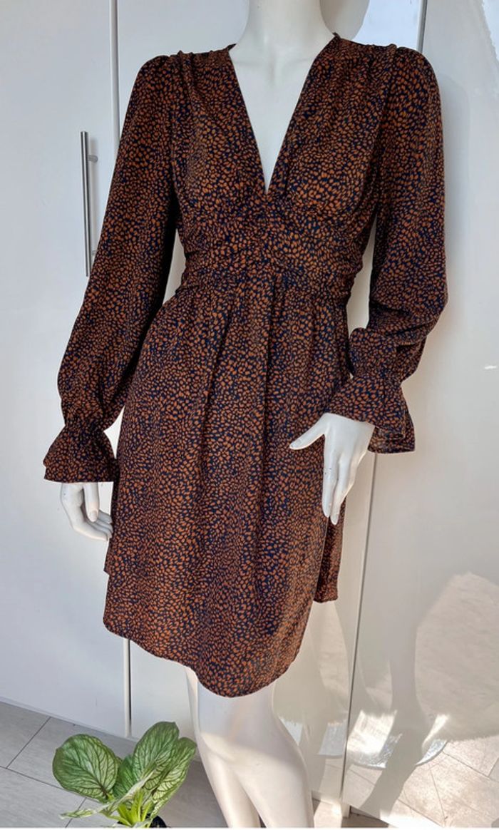 robe imprimée léopard