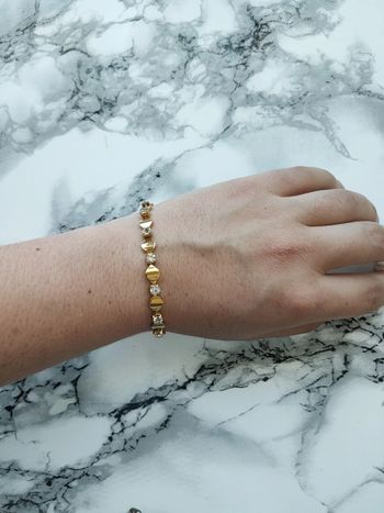 Bracelet vintage doré