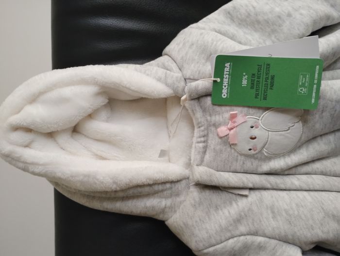 Combi-pilote molleton pour bébé fille - photo numéro 3