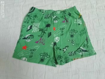 Primark short coton vert 3 ans