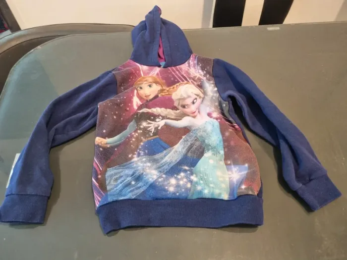 Sweat reine des neiges fille 8 ans