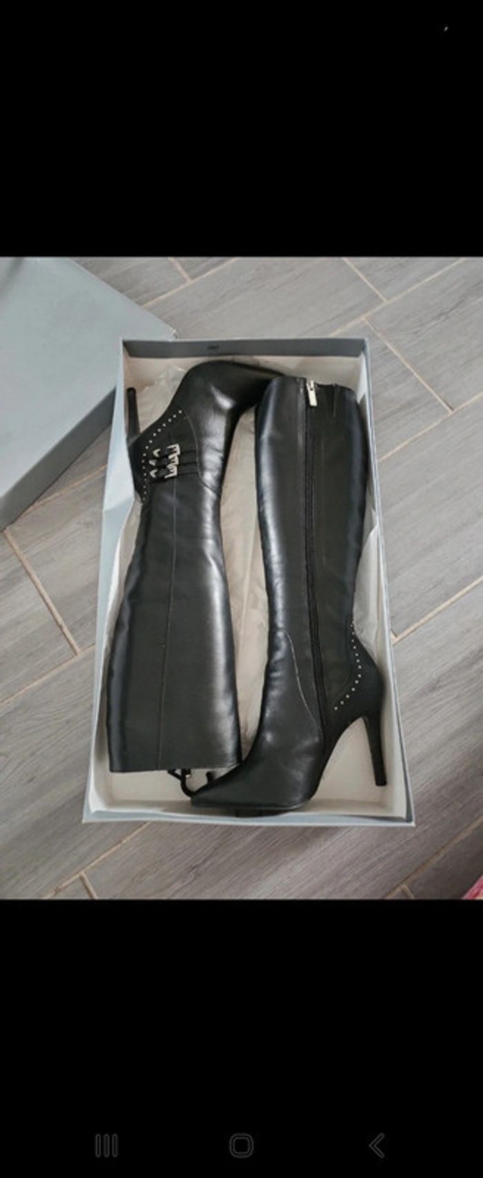 Bottes en cuir minelli
