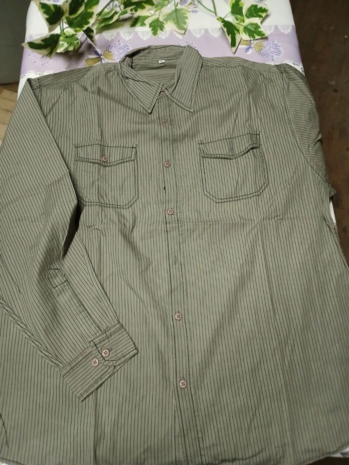 Chemise longue manche homme taille Xl - photo numéro 4