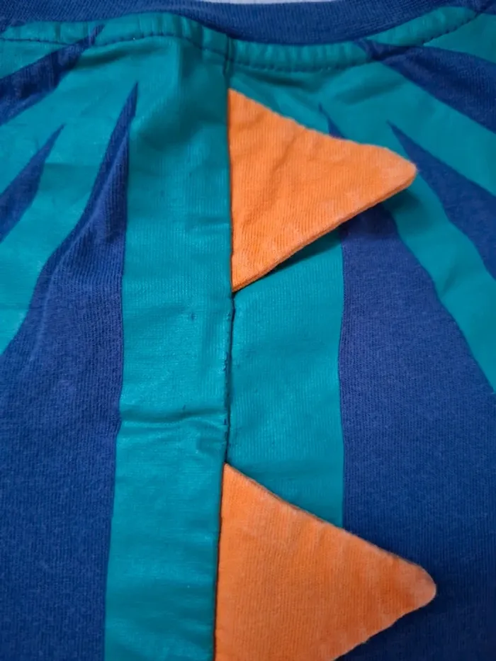 Pyjama dragon 8 ans vert orange DPAM - photo numéro 6