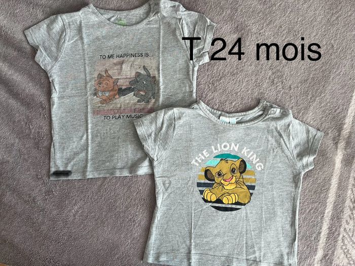Lot de T-shirt Disney T 24mois