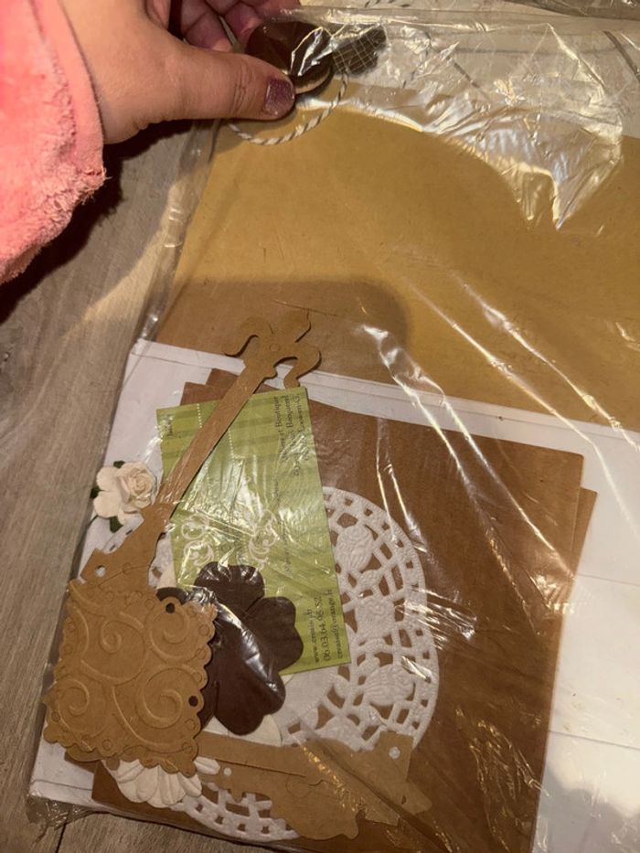 Kit scrapbooking neuf boîte gourmande - photo numéro 3
