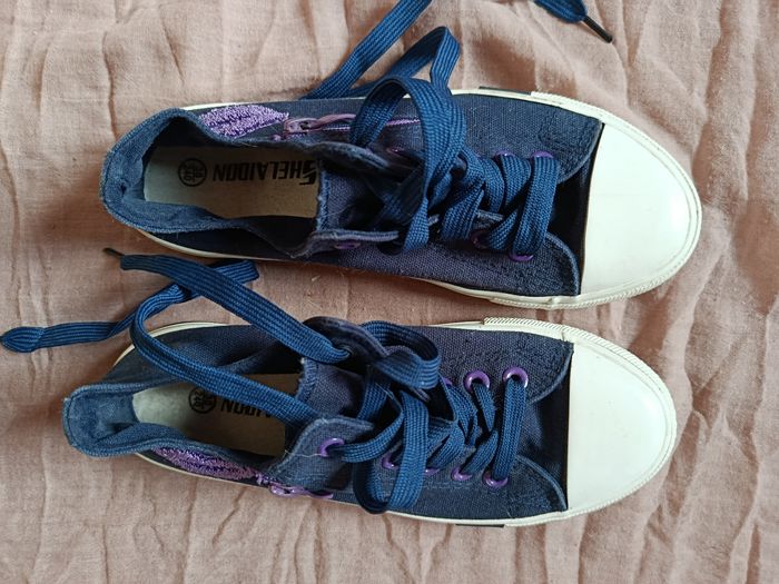 Basket femme en 38 Shelaioon bleu
