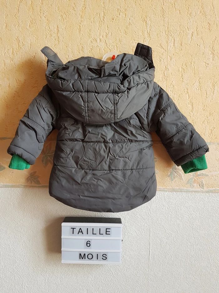 Blouson à capuche garçon taille 6 mois - photo numéro 2