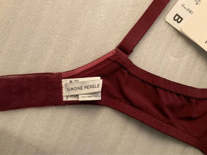 Soutien-gorge bordeaux Simone Pérèle neuf - photo numéro 8