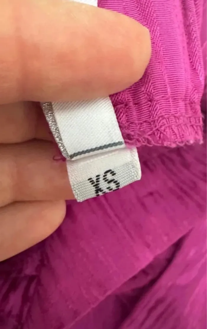 Pantalon large rose fushia 34 - photo numéro 7