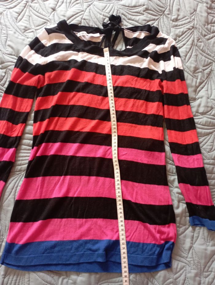 Pull fin rayé Kookaï 36 - photo numéro 3