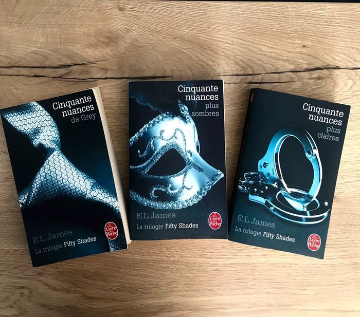 Livres Cinquante Nuances de Grey T 1,2,3