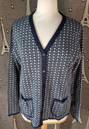 Cardigan à carreaux taille 42-44