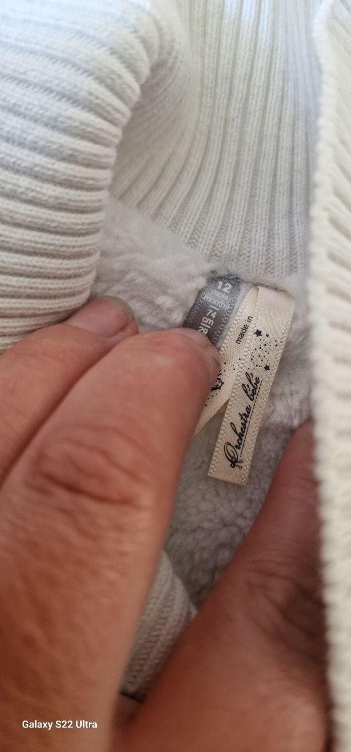 Jolie gilet épais de marque orchestra - photo numéro 3