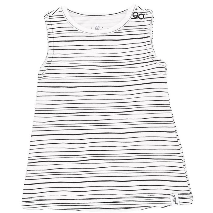 Robe sans manche 3 mois en coton bio Little Indians