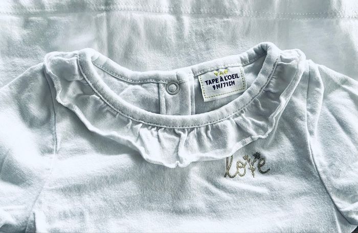 Lot de 2 tee-shirts « tape à l’œil » 9 mois - photo numéro 6