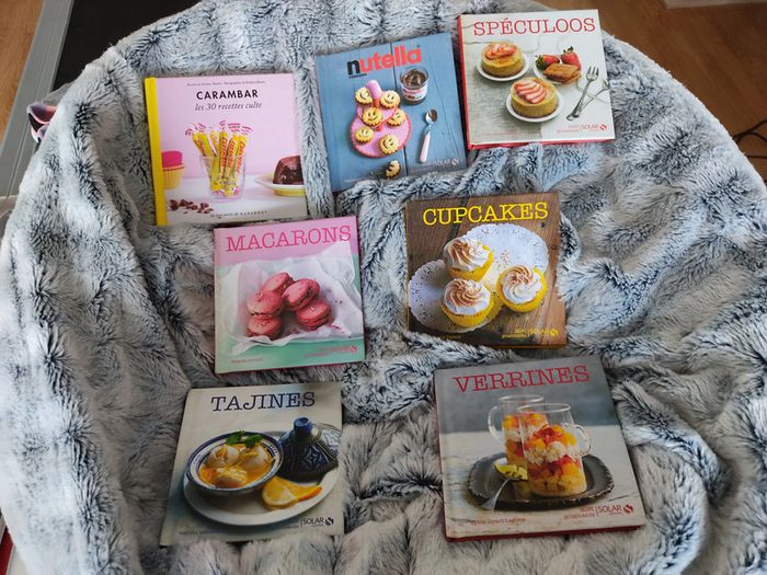 lot 7 livres de cuisine