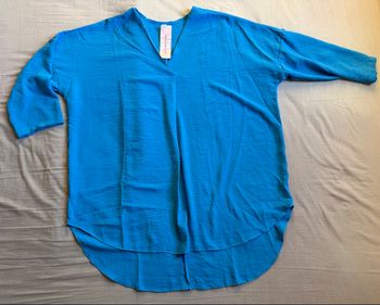 Blouse bleue, New collection, Taille Unique