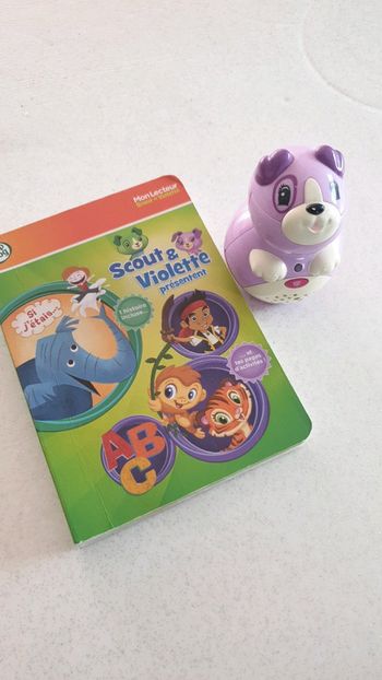 Lecteur d histoires Scout et Violette