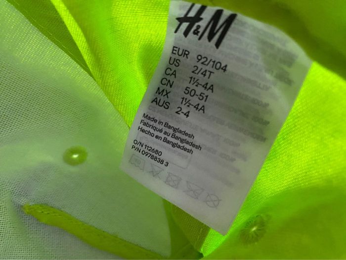 Casquette verte 92/104cm - 2/4 ans H&M - photo numéro 3
