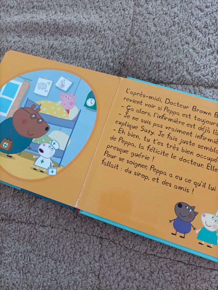 Livre Peppa pig cartonné : Peppa est malade - photo numéro 12