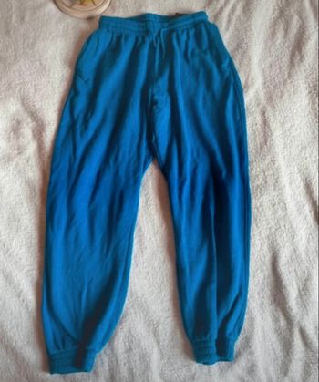 Jogging bleu roi taille XS de chez H&M en bon état