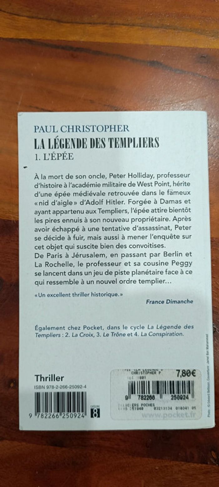 La légende des templiers , 1 L'épée - photo numéro 2