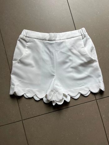 Short blanc bas fantaisie kiabi S