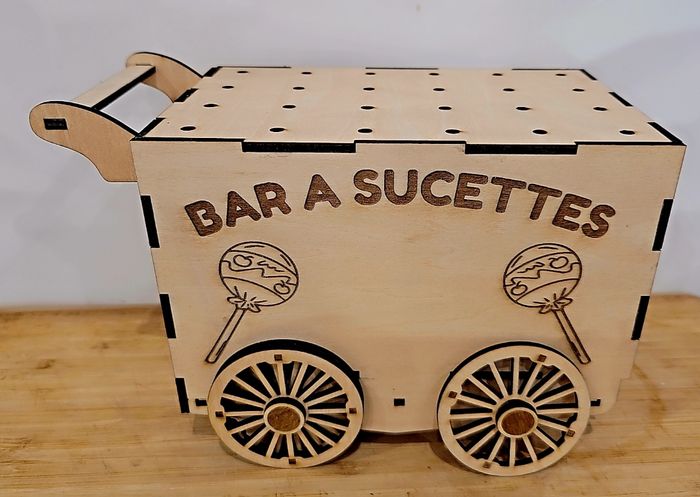 Bar à sucettes en bois - photo numéro 2