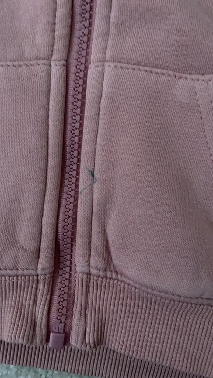Gilet zippe vertbaudet fille 5 ans - photo numéro 3