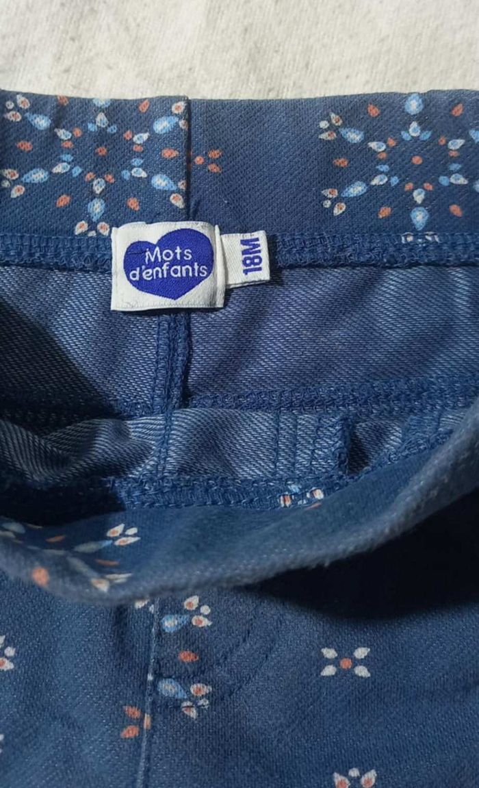 Pantalon bleu Mots d'enfants - photo numéro 3