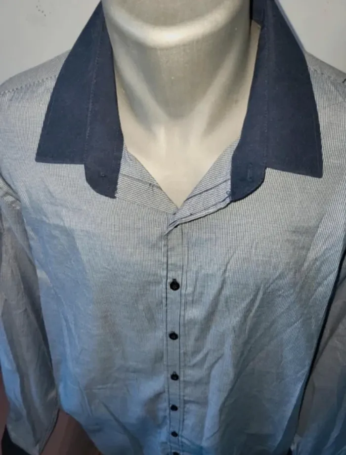 👔 Chemise Giorgio Morello bleu – Taille 45/46 – Très bon état - photo numéro 2