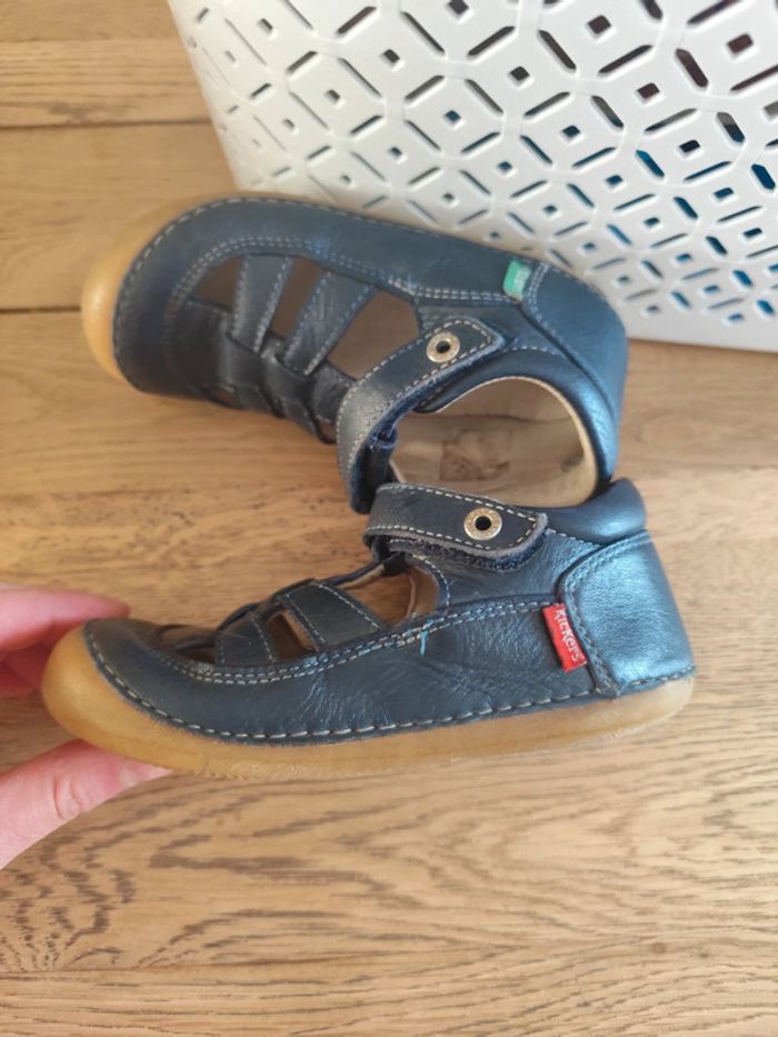 Barefoot sandales mixtes bleu marine 26 kickers sushy - photo numéro 7