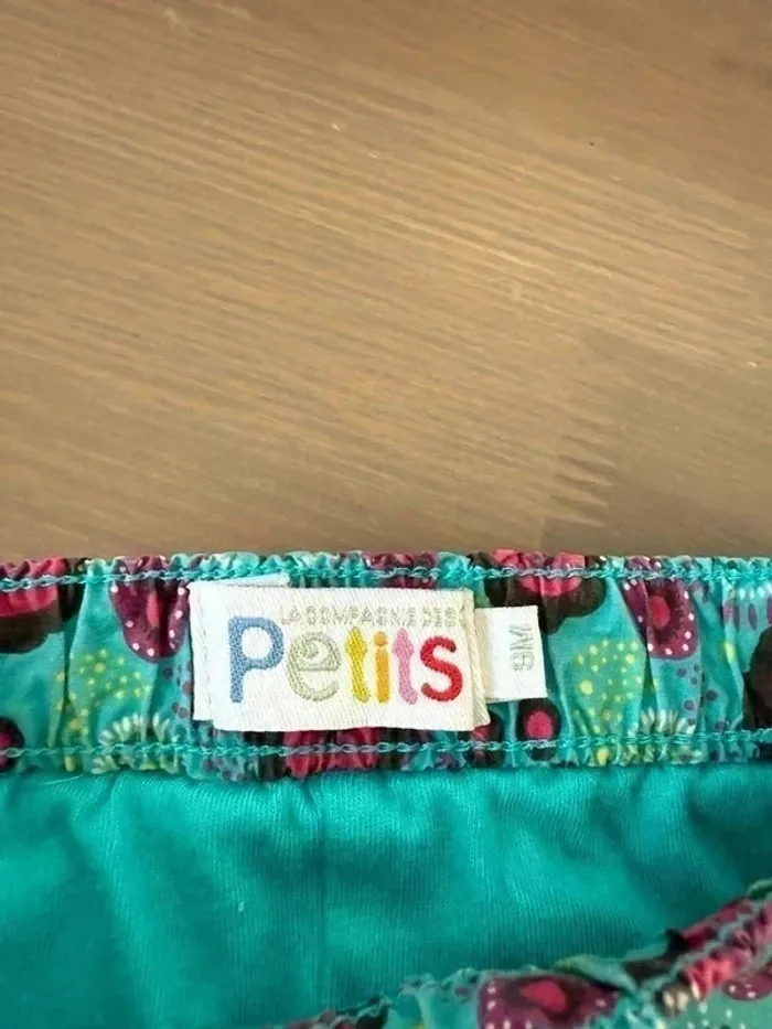 Pantalon Sarouel Bébé "La Compagnie des Petits" - Imprimé Fleurs - Taille 9 Mois - Très Bon État - photo numéro 2
