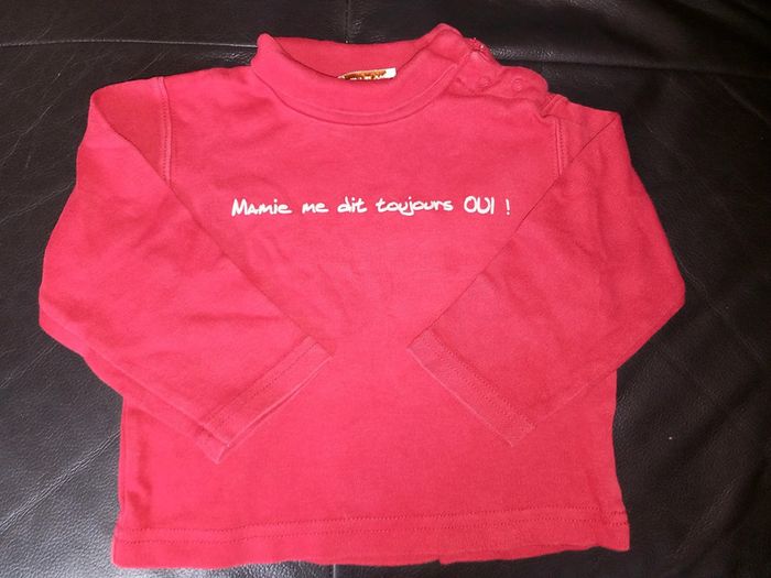 Tee-shirt manches longues 18 mois TBE - photo numéro 2