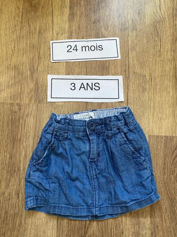 Jupe en jean 92 cm