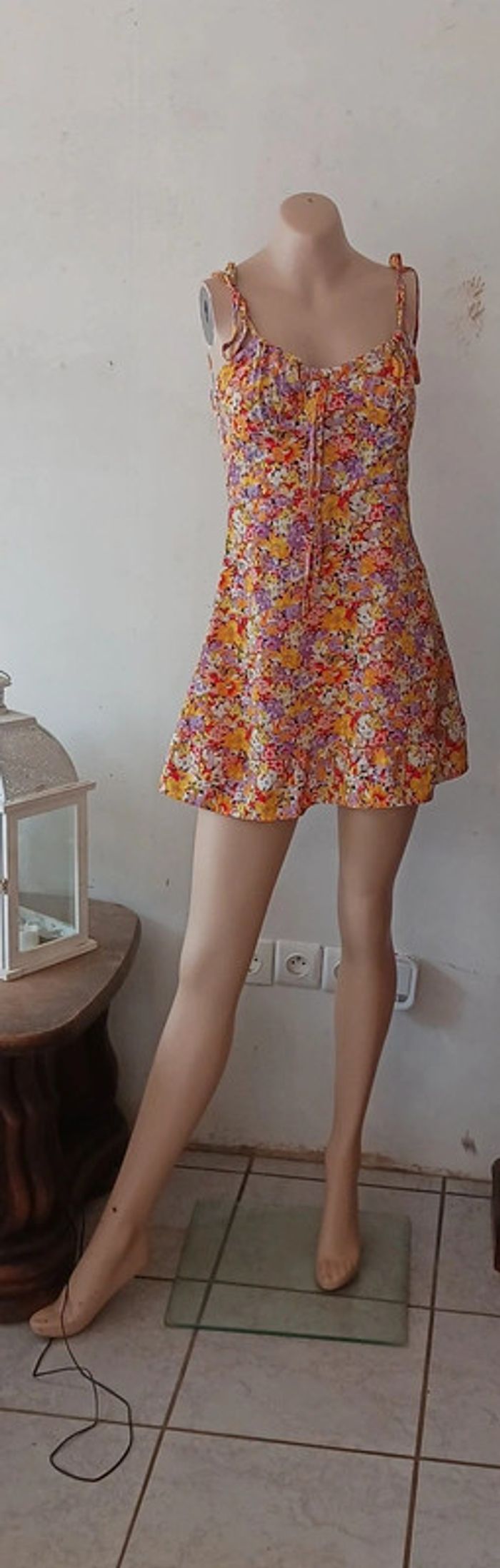 Robe 👗 été courte fleurie shein taille s/36 - photo numéro 6