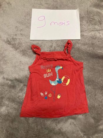 T-shirt fille 9mois