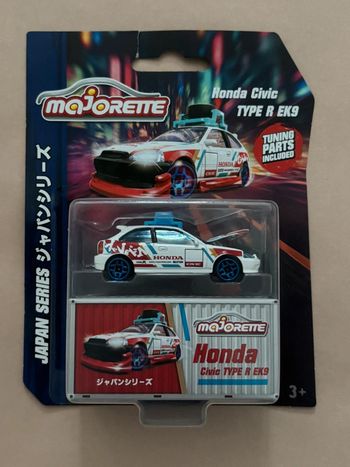 Honda Civic type R EK9 - Majorette Japan Series 1:64