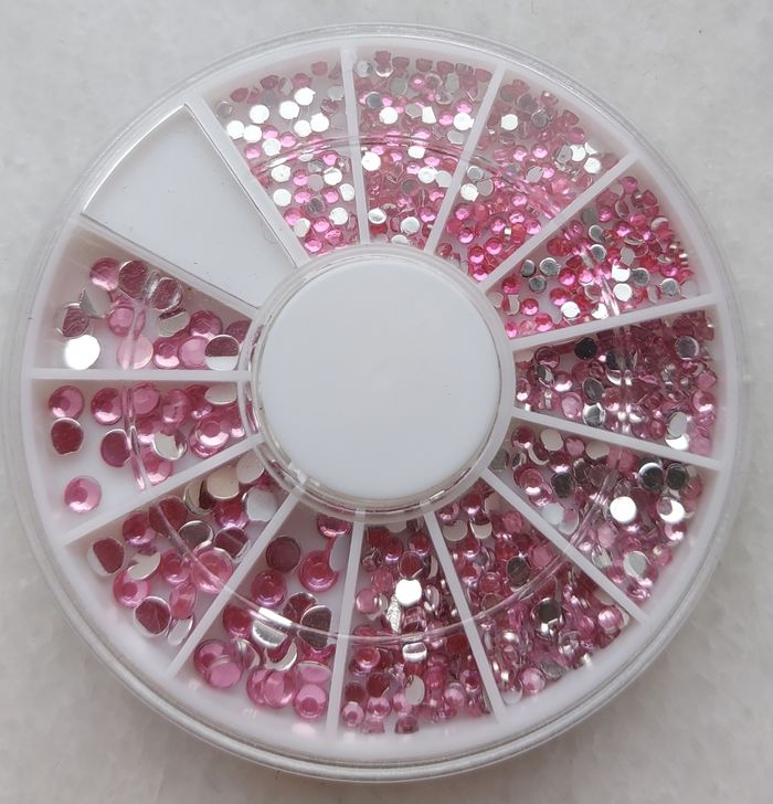 Strass rose assorti